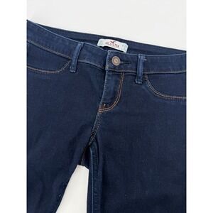 Hollister Dark Wash Low Rise Skinny Jeans Womens 3L W26 L31 Indigo Denim